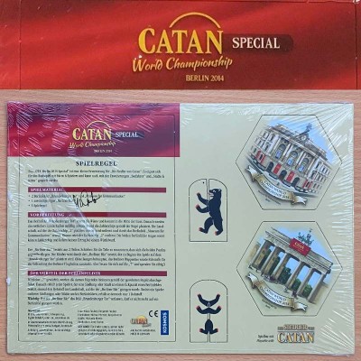 Catan World Championship Berlin 2014 - Kosmos signed Catan World Championship Berlin 2014 - Kosmos signed