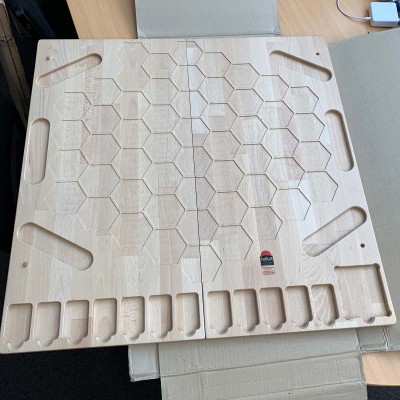Folding Wooden Board with bag - 6 player