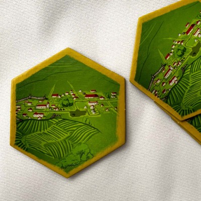 Hex - Town - Spielmaterial