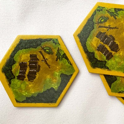Hex - Wood - Spielmaterial