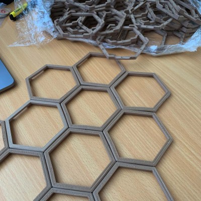 Plastic Magnetic Hex Frames