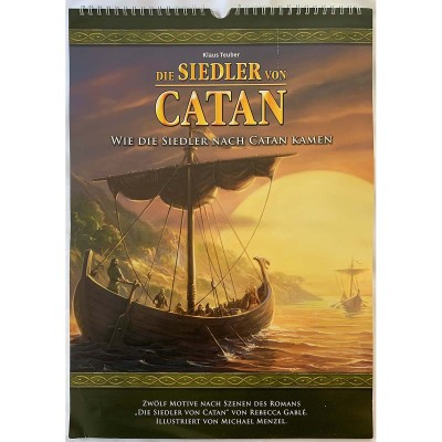 2012 Catan Calendar - artwork by Michael Menzel 