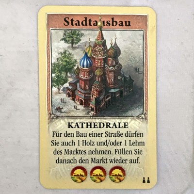 Kartenspiel – Stadtausbau Kathedrale - 2012