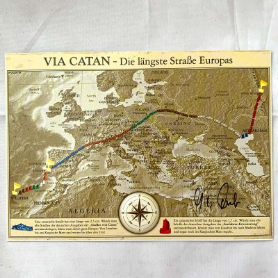 Postcard - Via Catan - Signed