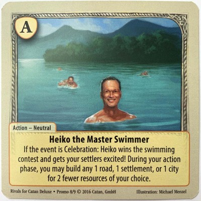 Heiko the Master Swimmer ‐ 2017 Rivals Deluxe Promo 8/9 Heiko the Master Swimmer ‐ 2017 Rivals Deluxe Promo 8/9