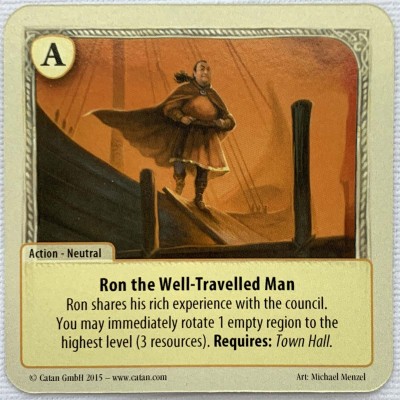 Ron the Well-Travelled Man ‐ 2015 Promo Card