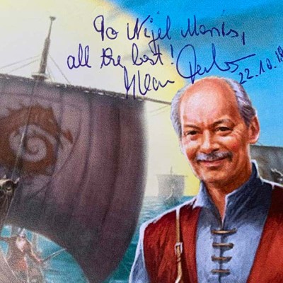 Seafarers Postcard - Signed by Klaus Teuber